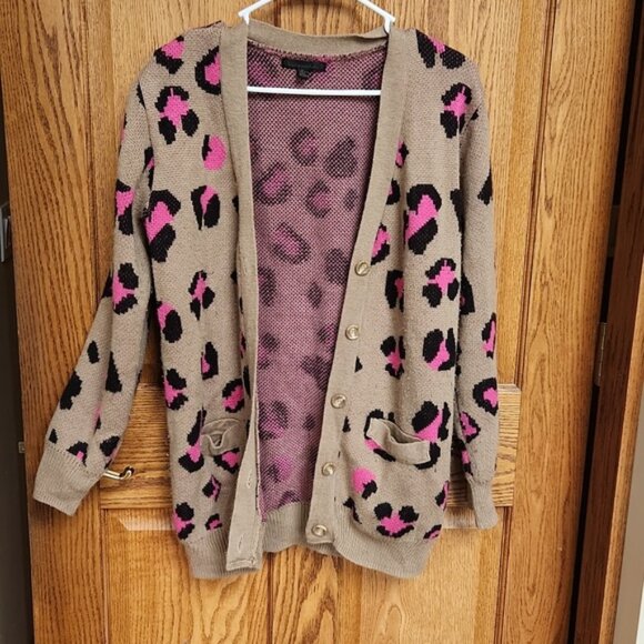 Lucca Couture Leopard Cardigan - Picture 1 of 6